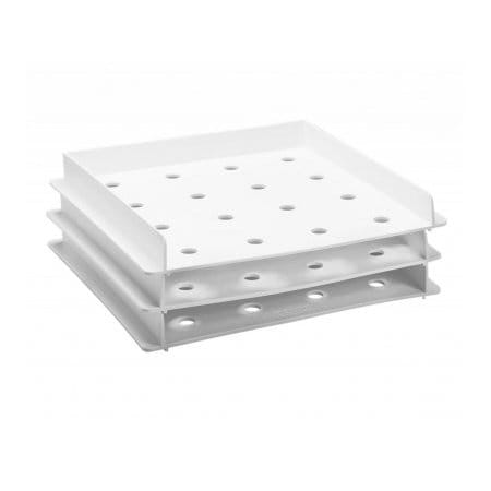 Bel-Art Petri Dish Incubator Tray, 5 Dish, 3/pk, 3PK 248846